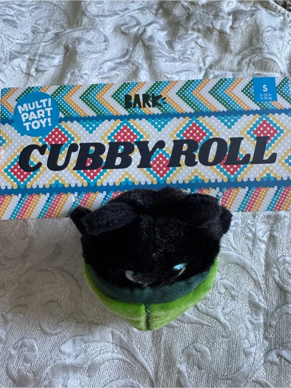 BARK Cub Roll Multi-Part Dog Toy – Plush Hide & Seek Interactive Toy